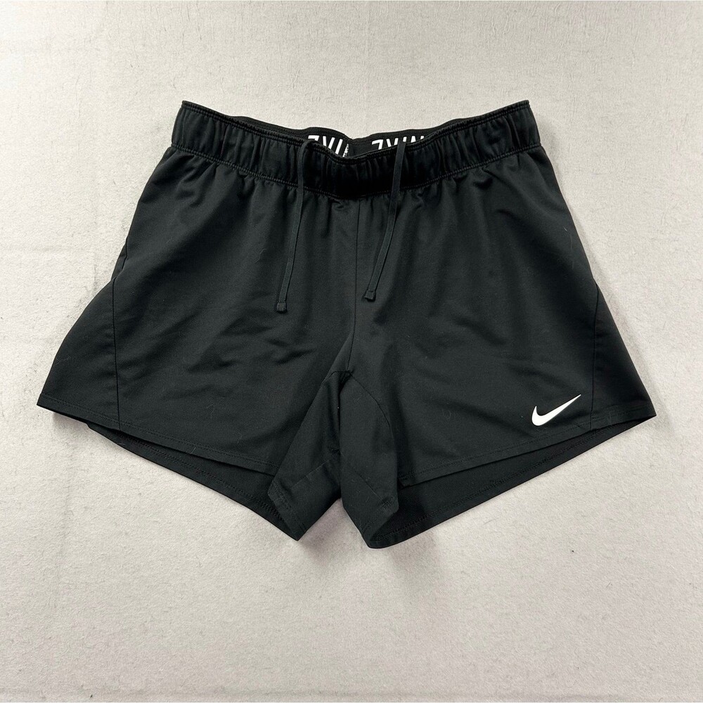 Nike Women's Attack Shorts Black Drawstring Medium